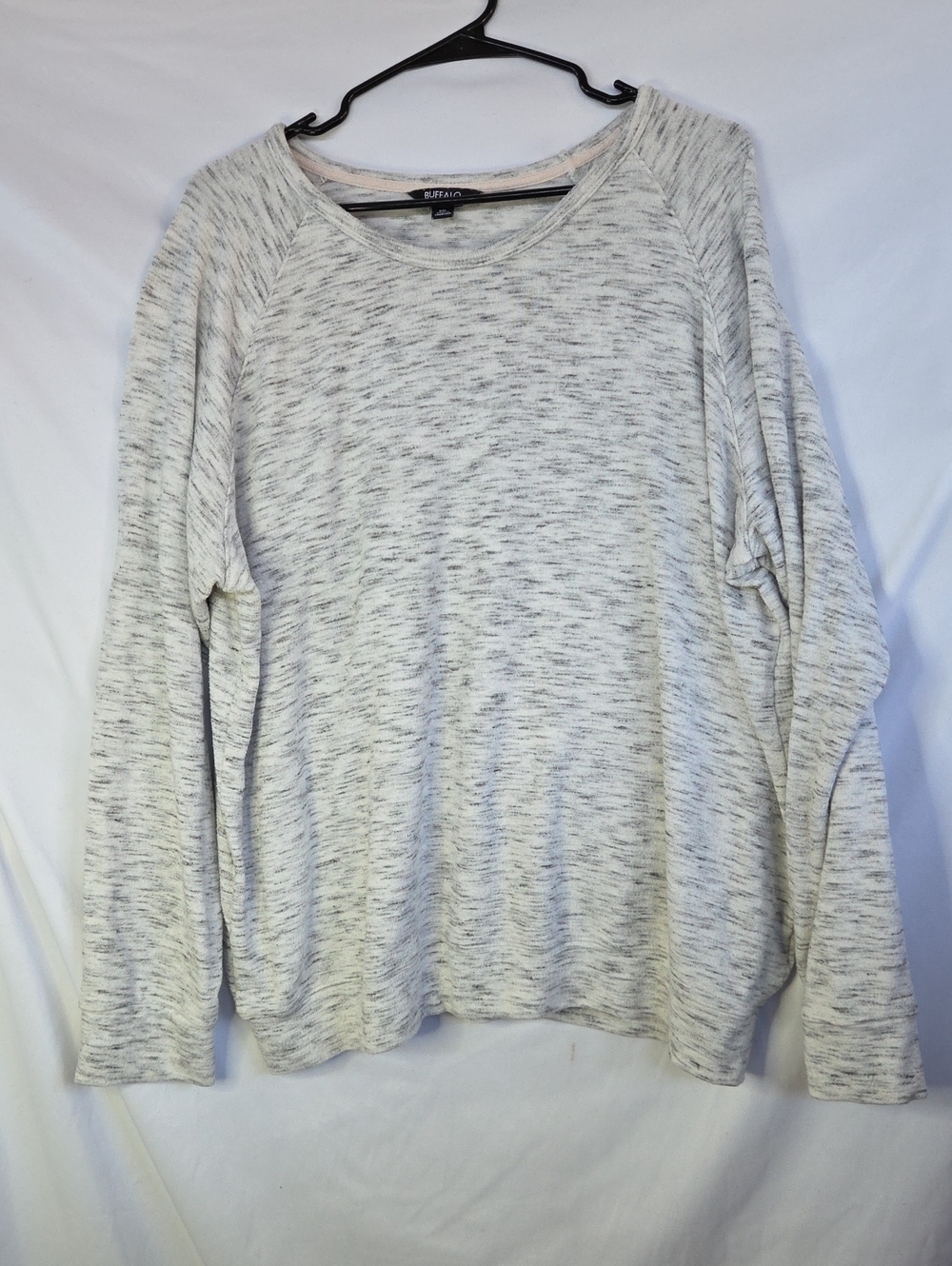 Buffalo David Bitton Heather Gray Crewneck Sweater